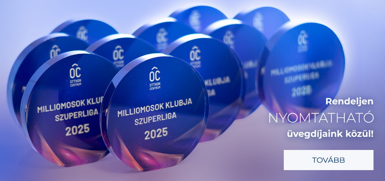 Kathy nyomtatható üvegdíj kristálydíj