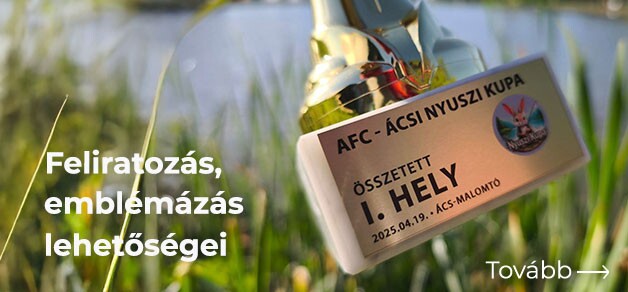 Feliratozási, emblémázási nyomtatási gravírozási lehetőségek a noa serlegnél