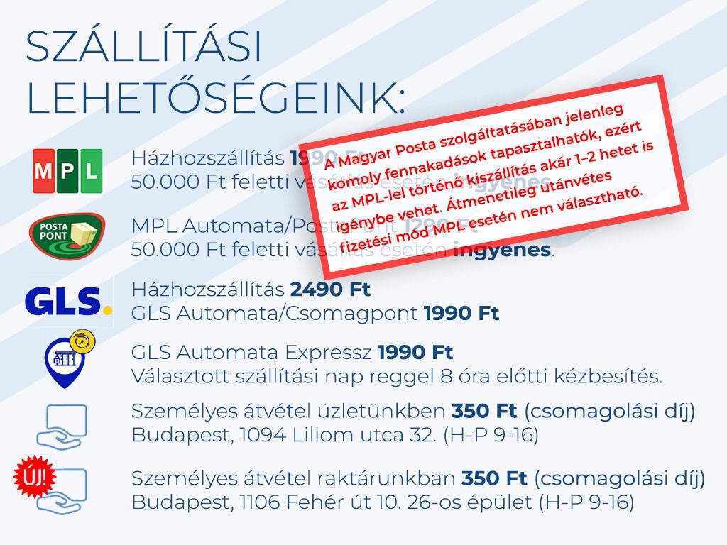 Szállítási lehetőségek és költségek a Noa Serlegnél