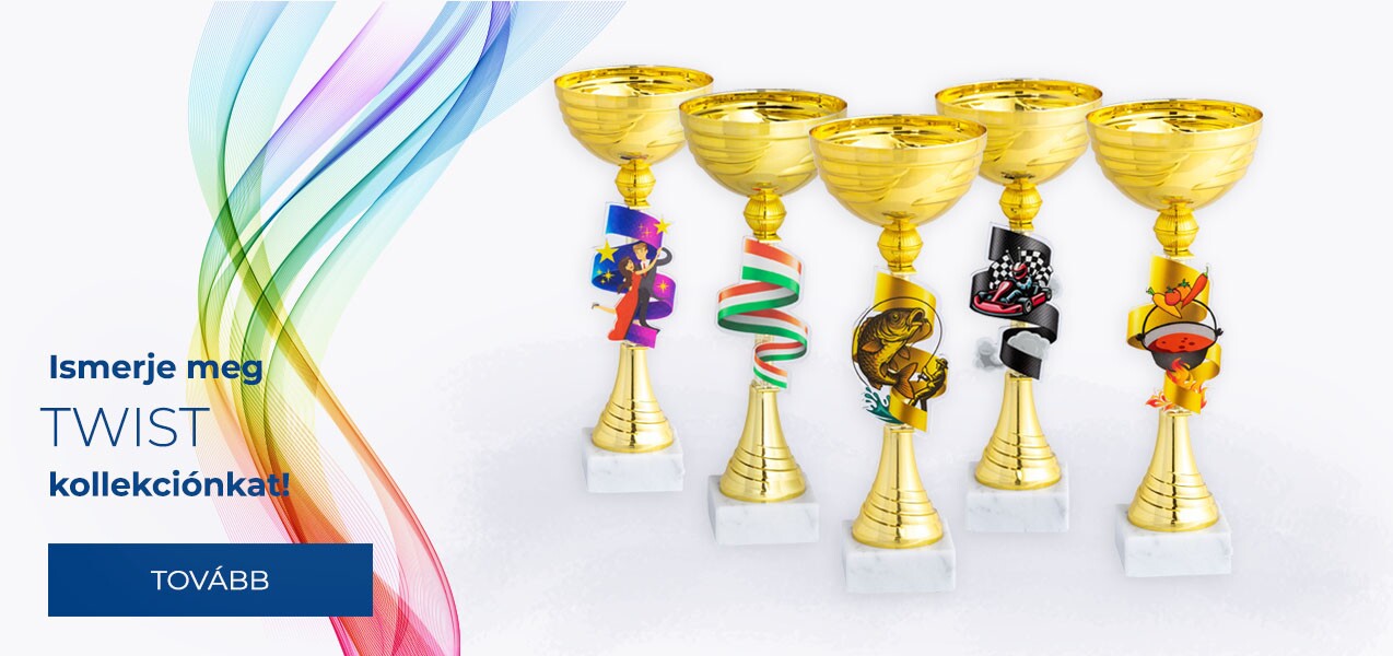 Twist serleg kupa díj új kollekció