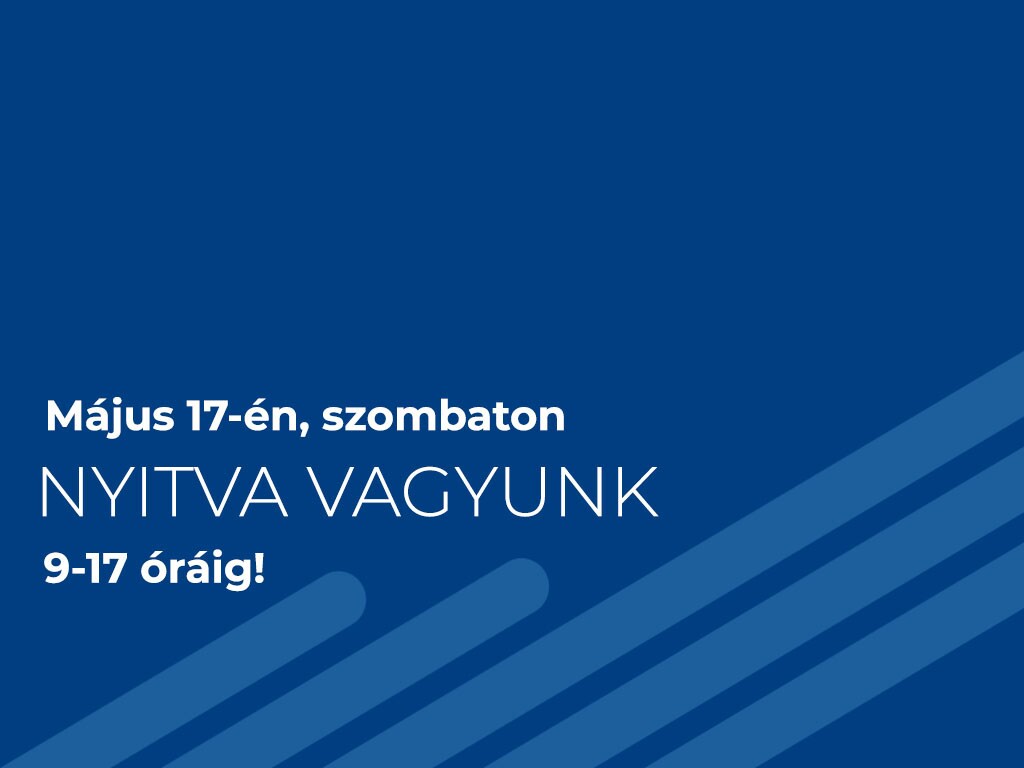 Május 17-én szombaton nyitva van a Noa Serleg!