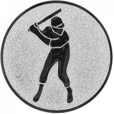 Baseball érembetét ezüst 25 mm