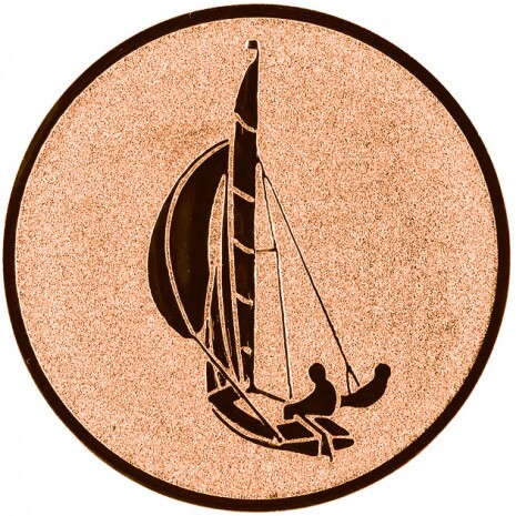 Vitorlázás érembetét bronz 50 mm
