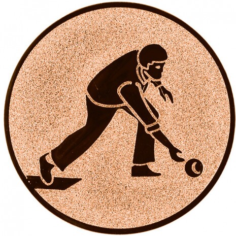 Teke (férfi) érembetét bronz 25 mm