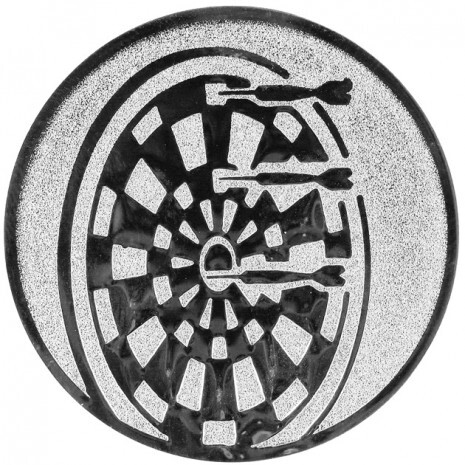 Darts érembetét ezüst 25 mm