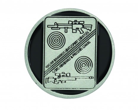 Egyedi zamak coin 60 mm, 1 színnel festve