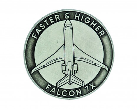 Egyedi zamak coin 60 mm, festés nélkül