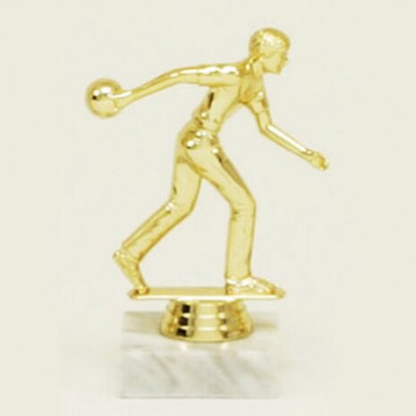 Bowling (férfi) arany figura
