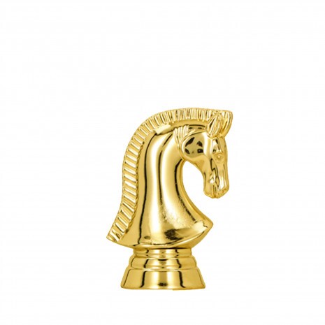 Sakk (lófej) arany figura