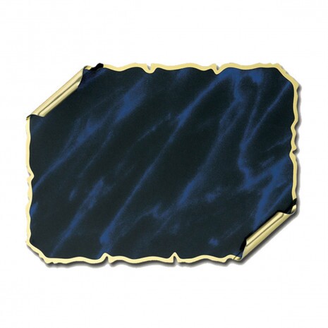 Gravírozható kék plakettlap 13x8,5 cm