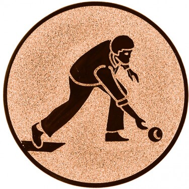 Teke (férfi) érembetét bronz 25 mm