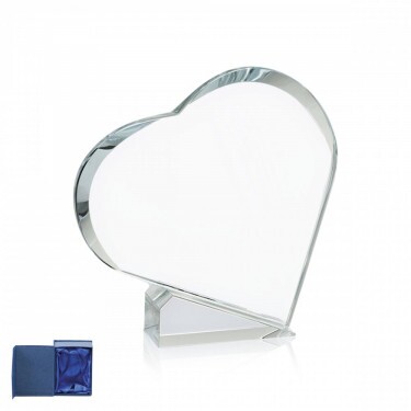 Kristály díj díszdobozzal Valentin A