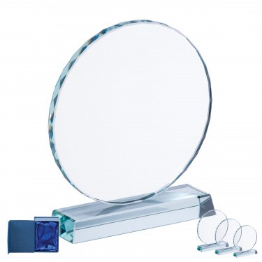 Lucinda gravírozható kristály díj díszdobozban C