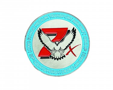 Egyedi zamak coin 50 mm, 3 színnel festve