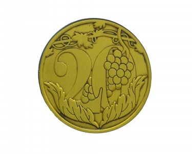 Egyedi zamak coin 50 mm, festés nélkül