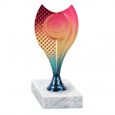 Szivárvány betéttartó figura talppal