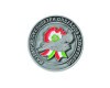 Egyedi zamak coin 40 mm, 3 színnel festve
