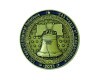 Egyedi zamak coin 50 mm, 1 színnel festve