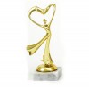 Tánc (modern) arany figura talppal