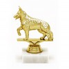 Kutya (németjuhász) arany figura talppal